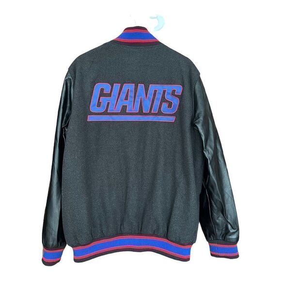 NFL New York Giants Wool Jacket - Sz L MINT Condition - Picture 2 of 7